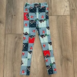 LuLaRoe Kids Christmas Santa Claus Leggings
